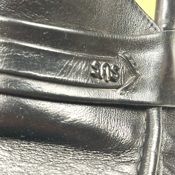 SAS Black Leather Loafers main image 13